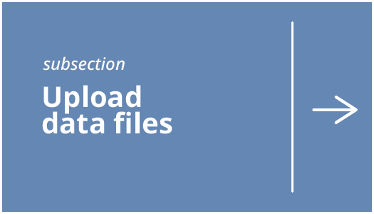 Upload data files button